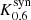 $ {K^{\mathrm{syn}}_{0.6}} $