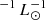 $ ^{-1}\,L_{\odot}^{-1} $