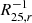 $ R_{25, r}^{-1} $