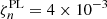 $ \zeta_n^{\rm PL} = 4 \times 10^{-3} $