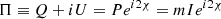 $$ \begin{aligned} \Pi \equiv Q+iU=Pe^{i2\chi }=mIe^{i2\chi } \end{aligned} $$