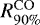 $R_{90\%}^{\mathrm{CO}}$