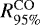 $R_{95\%}^{\mathrm{CO}}$