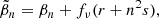 $$ \begin{aligned}&\tilde{\beta }_n = \beta _n +f_\nu (r+n^2s), \end{aligned} $$