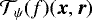 ${\cal T}_{\psi}(f)({\bm x},{\bm r})$