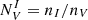 $ N^{I}_{V}=n_{I}/n_{V} $