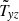 $ \tilde T_{\mathit{y}z} $