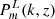 $ P_{m}^{L}(k,z) $