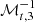 $ {\cal M}^{-1}_{t,3} $
