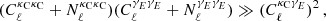 $$ \begin{aligned} (C_{\ell }^{\kappa _{\mathrm{C} }\kappa _{\mathrm{C} }} + N_{\ell }^{\kappa _{\mathrm{C} }\kappa _{\mathrm{C} }})(C_{\ell }^{\gamma _{{E}}\gamma _{{E}}} + N_{\ell }^{\gamma _{{E}}\gamma _{{E}}}) \gg (C_{\ell }^{\kappa _{\mathrm{C} }\gamma _{{E}}})^2 \, , \end{aligned} $$