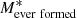 $ {M^*_{\rm ever\,\,formed}} $