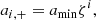 $$ \begin{aligned} a_{i,+}&=a_\mathrm{min} \zeta ^{i}, \end{aligned} $$