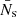 $ \bar{N}_{\mathrm{s}} $