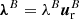 $ \boldsymbol{\lambda}^{B}=\lambda^{B} {\boldsymbol{u}}^{B}_{\mathrm{r}} $