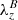 $ \lambda^{B}_z $