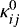 $\kappa_{ij}^{0}$