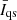 $ \bar{I}_{\mathrm{qs}} $