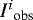 ${I^{i}}_{\textrm{{obs}}}$