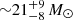 $ {\sim}21^{+9}_{-8}\,M_\odot $