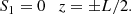 $$ \begin{aligned} S_1 = 0 \quad z = \pm L/2. \end{aligned} $$