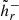 $ \tilde{h}_r^- $
