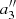 $ a^{\prime\prime}_{3} $