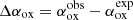 $ \Delta\alpha_{\mathrm{ox}}=\alpha_{\mathrm{ox}}^{\mathrm{obs}} - \alpha_{\mathrm{ox}}^{\mathrm{exp}} $
