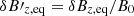 $ \delta {B\prime}_{z, \mathrm{eq}} = \delta B_{z, \mathrm{eq}}/B_0 $