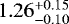 $1.26_{-0.10}^{&#x002B;0.15}$