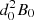 $ d_0^2 B_0 $