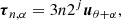 $$ \begin{aligned} \boldsymbol{\tau }_{n,\alpha } = 3n2^j\boldsymbol{u}_{\theta + \alpha }, \end{aligned} $$