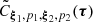 $ \tilde{C}_{\boldsymbol{\xi}_1,p_1,\boldsymbol{\xi}_2,p_2}(\boldsymbol{\tau}) $