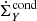 $ \dot\Sigma^{\mathrm{cond}}_{Y} $