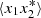 $ \langle x_1x_2^* \rangle $