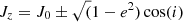 $ J_z = J_0\pm\sqrt(1-e^2)\cos(i) $