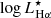 $ \log L_{\mathrm{H}\alpha}^{\star} $