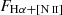 $ F_{\mathrm{H}\alpha+\mathrm{[{\mathrm{N}\,\textsc{ii}}]}} $