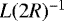 $L (2R)^{-1}$