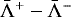 $\bar{\Lambda}^&#x002B;-\bar{\Lambda}^-$
