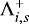 $\Lambda^&#x002B;_{i,s}$