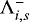 $\Lambda^-_{i,s}$