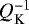$Q^{-1}_{\textrm{K}}$