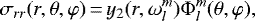\begin{equation*}\sigma_{rr}(r,\theta,\varphi)\,{=}\,y_{2}(r,\omega_{l}^{m})\Phi_{l}^{m}(\theta,\varphi),\end{equation*}