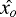 $\hat{x_o}$