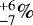 ${}_{-7}^{&#x002B;6}\%$
