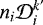 $n_i \mathcal{D}_i^{k&#x0027;}$