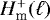$H_{\textrm{m}}^&#x002B;(\ell)$