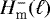 $H_{\textrm{m}}^-(\ell)$