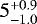 $ 5^{&#x002B;0.9}_{-1.0}$