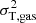 $ \sigma_{\rm T, gas}^2 $